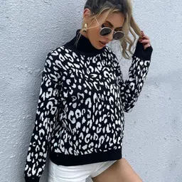 Mast & Harbour Women Animal Printed Pullover image 4