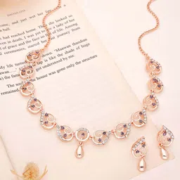 Anouk Gold-Plated Artificial Stone-Studded Jewellery Set image 2