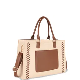 ROMOFY Tote Bag with Cut Work image 5