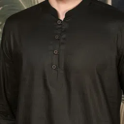 Sangria Mandarin Collar Straight Kurta image 5