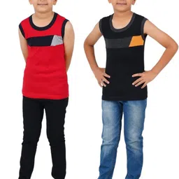 WAAMY69 Boys Multicoloured Cotton Oversized Shirts image 3