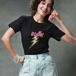 Lagashi Women Printed T-shirt-image-89