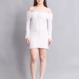 SWISHIN Women Off-Shoulder Bodycon Dress-picture-15