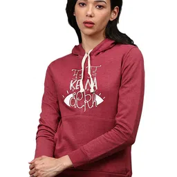 Campus Sutra Women Printed Hooded Sweatshirt-picture-21