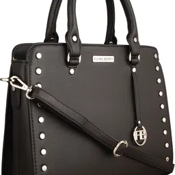 flying berry Women's Black Handbag Waterproof Messenger Bag image 3