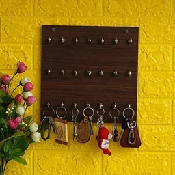 elitecraft Premium Keychain Holder/Wall Hanging Board For Home/Office Wall Hanging Wood Key Holder image 2