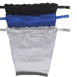 Women Black, Blue, Grey Mock Camisole-image-86