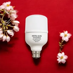 digital glow 50 W Basic Round B22 LED Bulb image 3