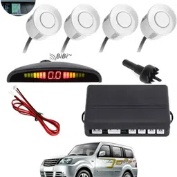autofetch Universal 4 White Reverse Parking Sensor-AF25B133 Universal 4 White Reverse Parking Sensor-AF25B133 Parking Sensor image 1