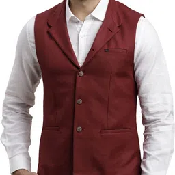 turtle Solid Men Waistcoat image 1