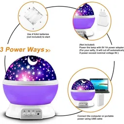 spella Round Star Master Projector LED Night Lamp Mini Projector Lamp Night Lamp image 2