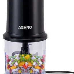 agaro Elegant Electric 400W Vegetable Chopper, 500 Ml, 100% Copper Winded Motor, Electric Vegetable & Fruit Chopper-picture-16