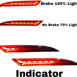 carmods Tata Altroz 2020+ Matrix - Scan Reflector with Running Indicator Type - A Car Reflector Light image 4