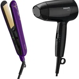 PHILIPS BHS386 Hair Straightener & BHC010 Hair Dryer Personal Care Appliance Combo-picture-23