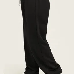 romfique Men Relaxed Black Pure Cotton Trousers image 3