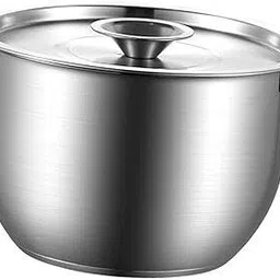 kruvad Stainless Steel Vegetable Bowl Strainer Bowl Disposable image 1