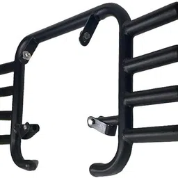 shreeji accessorie Leg Crush Guard 4 Rod Leg Guard Black Compatible with Jawa 42 Bike Leg Guard image 3