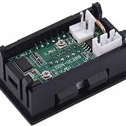 indoreach robotics CT-VA 100V 10A Dc Dual Led Red and Blue Digital Voltmeter Ammeter Monitor Panel Voltmeter image 3