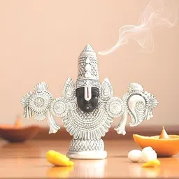 vekenart BALA JI FACE MURTI VENKATSWARA FOR TEMPLE OFFICE DECORE , SHOWPICES CAR GIFT Decorative Showpiece - 10 cm-picture-15