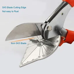 uptodateprouducts Gasket shear, Mitre Shear, Multi/Adjustable Angle Trim Cutter, Cutting Plastic PVC PPR PE Pipe, Branch, Wire Wood Cutter image 4