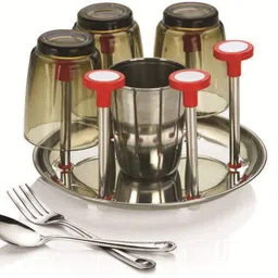 randal S.S GLASS & SPOON STAND (POPULAR) 331 Plastic Glass Holder image 2