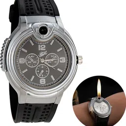 kavyara Wearable Wrist Analog Gas Watch Cigarette Lighter Water Resistant Fashionable Hand Watch Cigarette Lighter For Men Pocket Lighter-picture-39