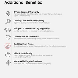 woodsworth from pepperfry Blois Mango Wood 3 Door Sideboard In Tubbaq Finish image 3