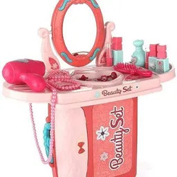 goyal's Beauty Set for Kids Girls 3 in 1 Make Up Briefcase Kit with Makeup Accessories-picture-21