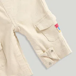 Mothercare Infants Boys Printed Cotton Dungaree With T-Shirt image 3