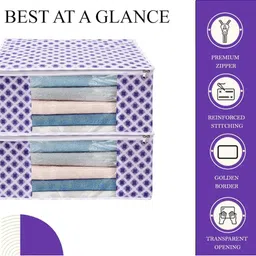 AMAK INC Blue Fabric Multi-Utility Wardrobe Organisers image 4