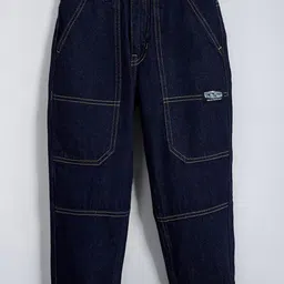 Hopscotch Boys Relaxed Fit Mid-Rise Stretchable Jeans-picture-15