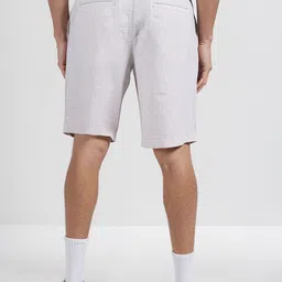 Celio Men Regular Fit Linen Shorts image 5
