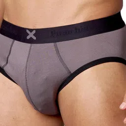 FRENCHIE Pack Of 5 Mid Rise Ultrasoft Briefs FR-MI-BF-HYPE-1X5-PO4-CRGRY-S image 2