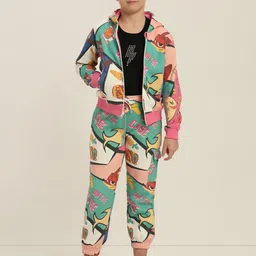 Vero Moda Girls Printed Hooded Sweatshirt image 2