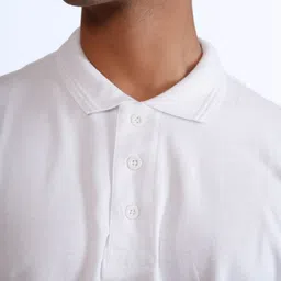 URBAN FLAUNT Men Polo Collar Pockets T-shirt image 2