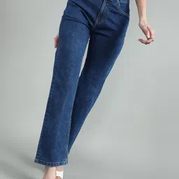 BAESD Women Cotton Straight Fit Stretchable Casual Jeans-image-79