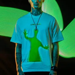 Snitch Men Graphic Printed Cotton Oversized T-shirt image 1