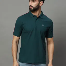 RENUOVO Men Polo Collar Pockets T-shirt-picture-31