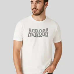 SUN 'N' SUMMER Typography Printed Round Neck Short Sleeves Cotton T-shirt-picture-55
