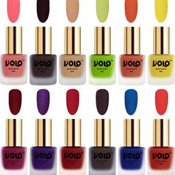 VOLO Set Of 12 Velvet Matte Nail Polish - 8 ml Each-picture-12