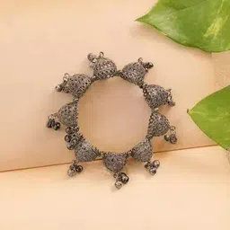 Sangria Oxidised Beaded Bangle image 1
