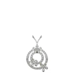 VALANOVA Women 14 Kt White Gold Lab Grown Diamond Pendant 2.07 gm-image-54