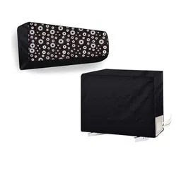 The Furnishing Tree Black Plastic Air Conditioner Cover-picture-30