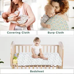 Reexplore Kids Pack of 2 Muslin Cotton Swaddle image 4