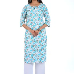 30 Looks Women Floral Printed Kurta-image-11