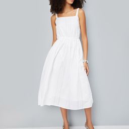 max Women Shoulder Straps Pure Cotton Fit & Flare Midi Dress-picture-12
