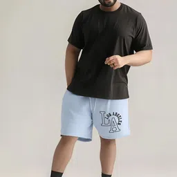 Toodle Plus Men Plus Size Cotton Shorts-picture-16