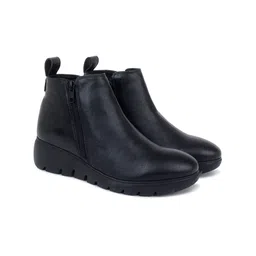 PEPITOES Women Heeled Zipper Boots-picture-29