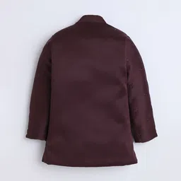 FOURFOLDS Infant Boys Geometric Sequinned 3 Piece Ethnic Suit image 3