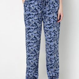 Smarty Pants Women Printed Combed Cotton Mid-Rise Relaxed-Fit Lounge Pants-picture-0